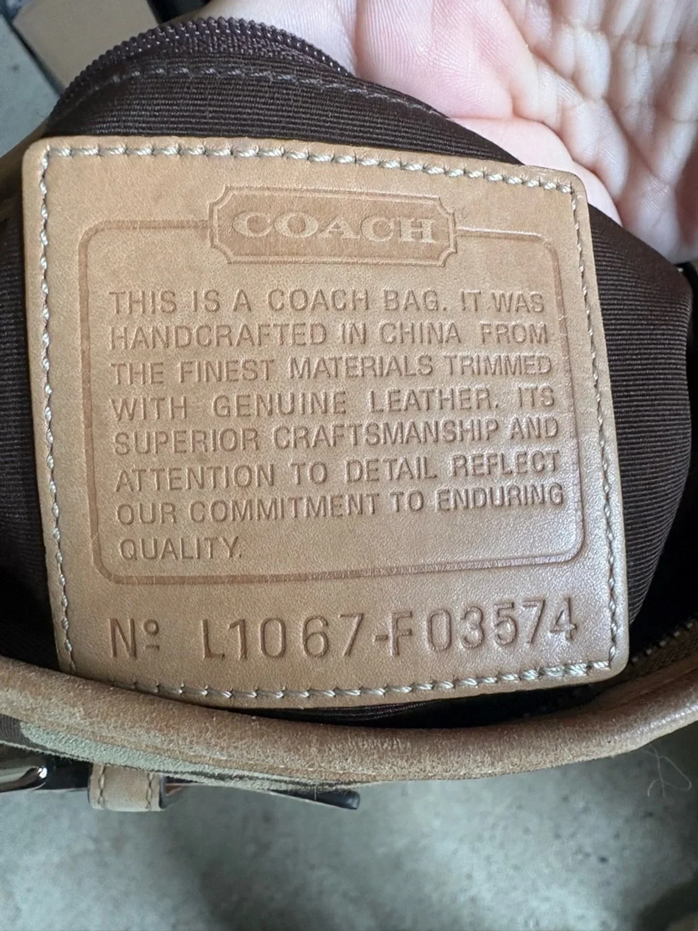 Coach 3574 Signature Canvas Soho Shoulder Purse